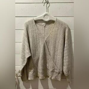 REITMANS Knit sweater with cross ans V neck  size XXL